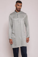 Green jali kurta 2 piece set