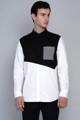 TJORN- PREMIUM COLOUR BLOCKED SHIRT