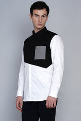 TJORN- PREMIUM COLOUR BLOCKED SHIRT