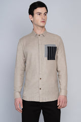 FARUM- OVERLAP POCKET SHIRT