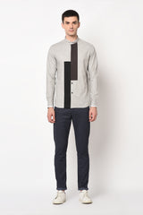 EUPSY- ASYMMETRIC COLOUR BLOCKED SHIRT