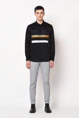 YEAN- BLACK GRAPHIC SHIRT