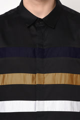 YEAN- BLACK GRAPHIC SHIRT