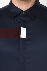 ROWEL- COLOUR BLOCKED SHIRT
