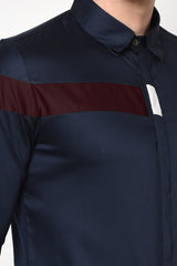 ROWEL- COLOUR BLOCKED SHIRT