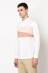 JEREZ- FRONT PANEL COLOUR BLOCKED SHIRT