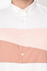 JEREZ- FRONT PANEL COLOUR BLOCKED SHIRT