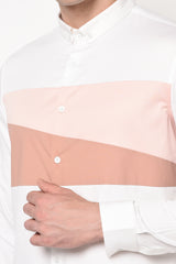 JEREZ- FRONT PANEL COLOUR BLOCKED SHIRT