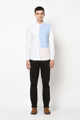 SESTAO- STYLISED COLOUR BLOCKED SHIRT