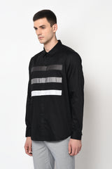 OROTAVA- BLACK GRAPHIC SHIRT