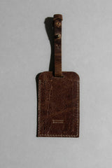 BROWN LUGGAGE TAG