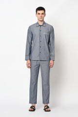 BILBAO- BLUE CHAMBRAY CO-ORD SET