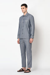 BILBAO- BLUE CHAMBRAY CO-ORD SET