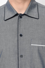 BILBAO- BLUE CHAMBRAY CO-ORD SET