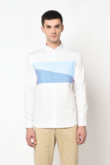 RENO- FRONT PANEL COLOUR BLOCKED SHIRT