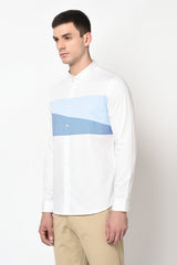 RENO- FRONT PANEL COLOUR BLOCKED SHIRT