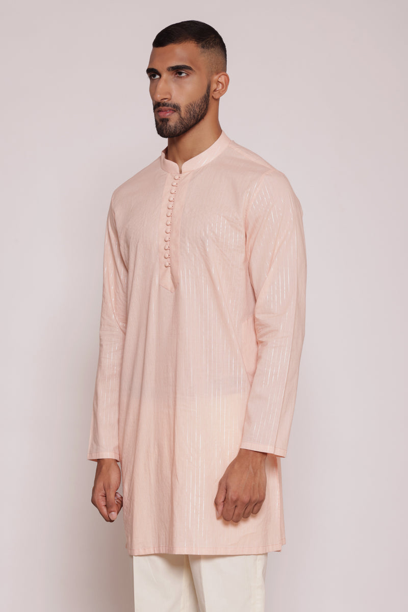 Peach Floral Bundi 3 piece set