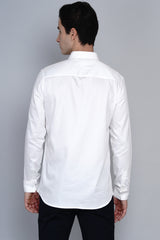 HALDEN- FRONT PANEL COLOUR BLOCKED SHIRT