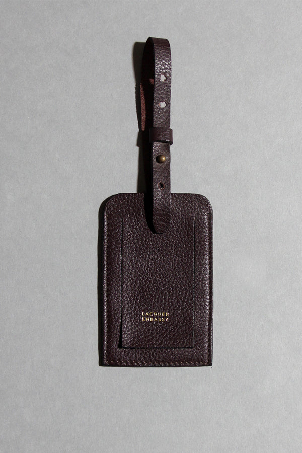 MAROON LUGGAGE TAG