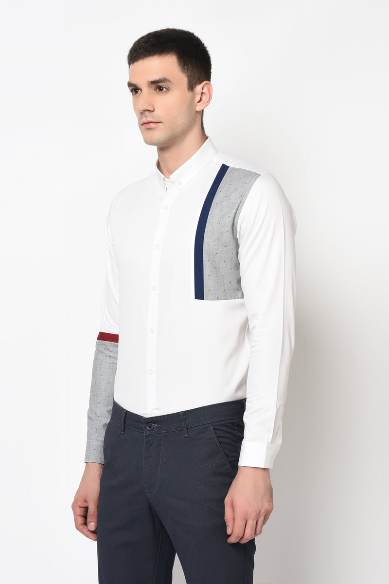 CARAVACA- COLOUR BLOCKED SHIRT