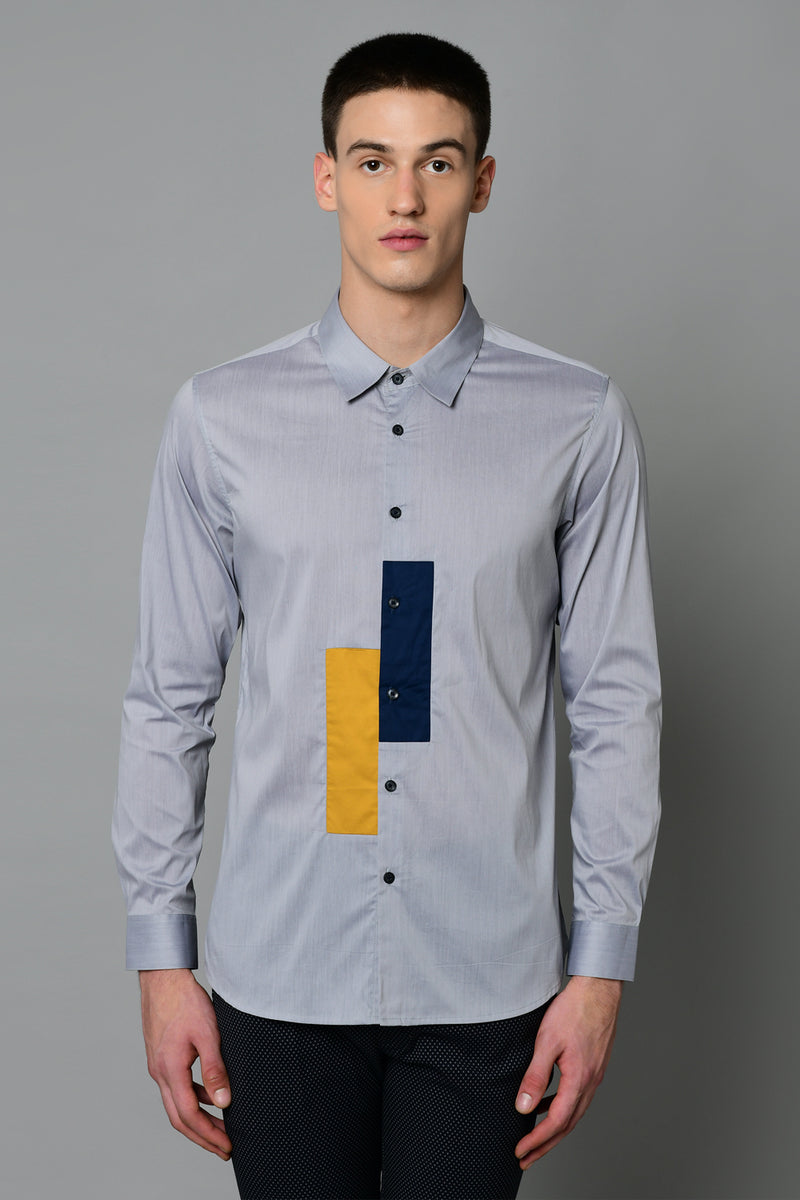 HAYDON- COLOUR BLOCKED SHIRT
